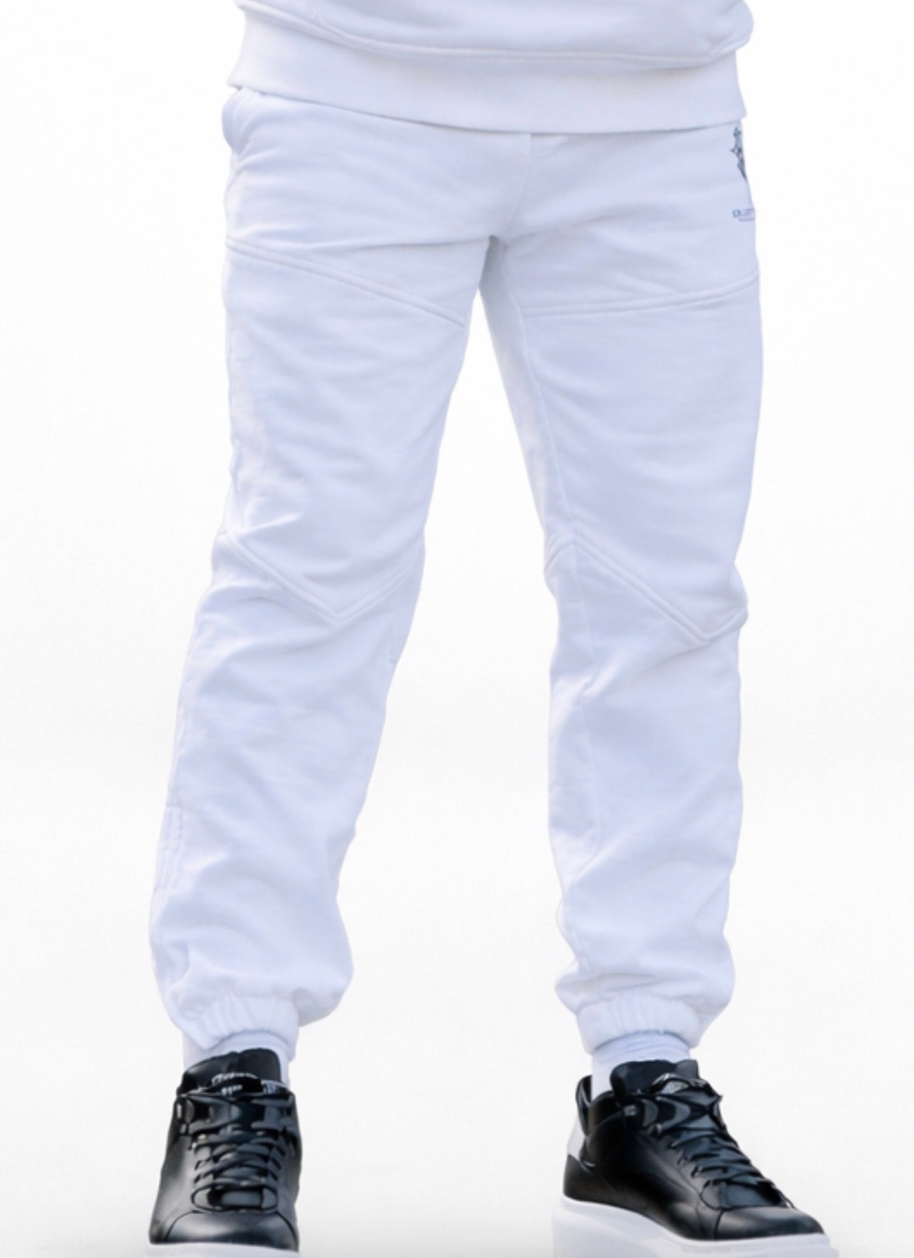 KROSSTOUCHE® Providence Panelled Joggers – White