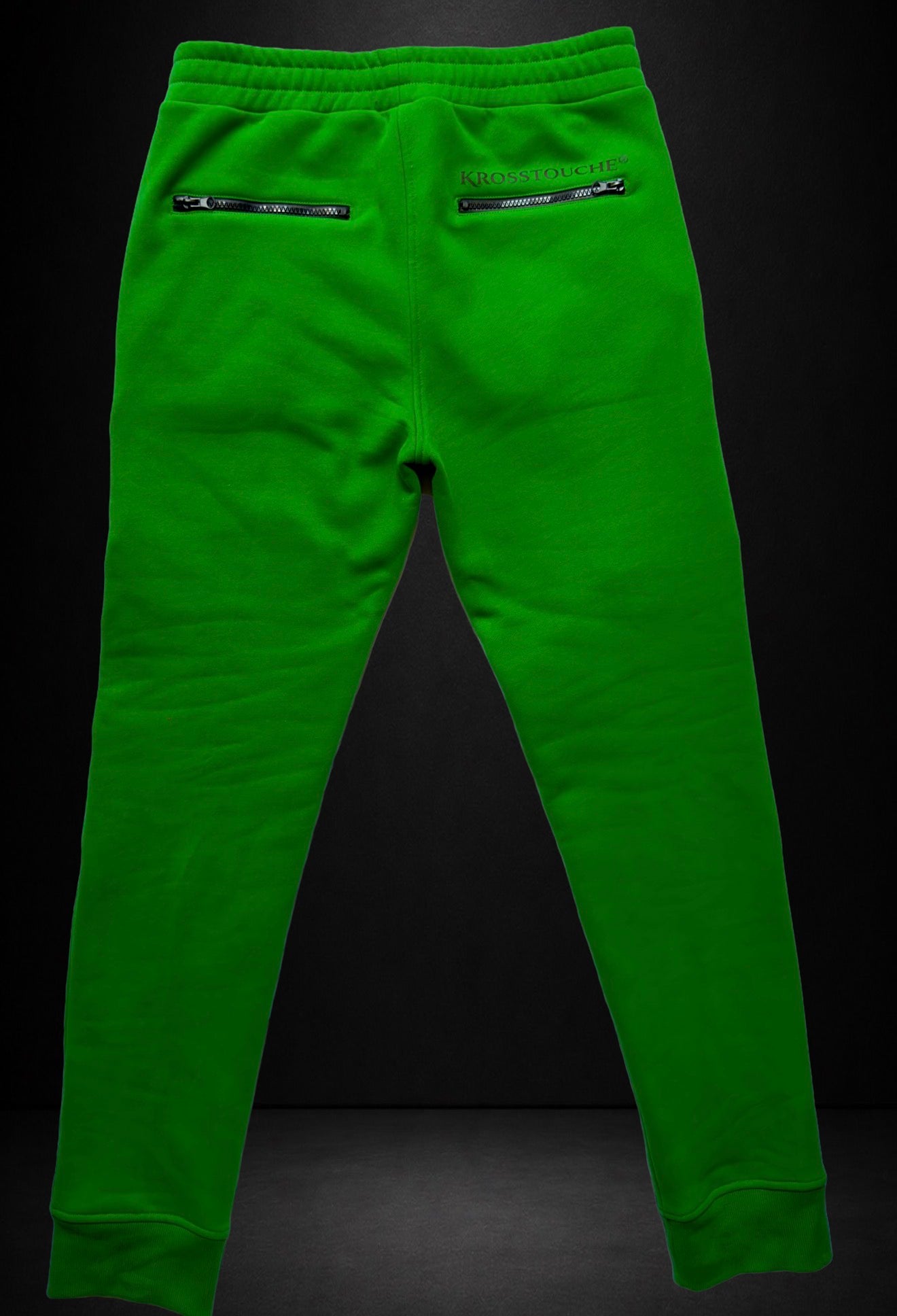 Back view of KROSSTOUCHE® Emerald Signature Joggers showing the tapered fit and rear construction.